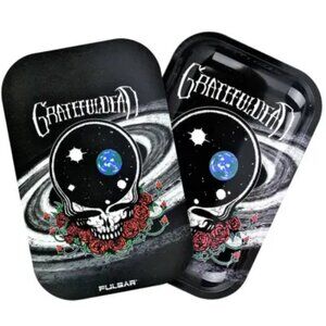 Grateful Dead Space Your Face Rolling Tray ~ Magnetic Lid ~ 11" x 7" ~Brand New!